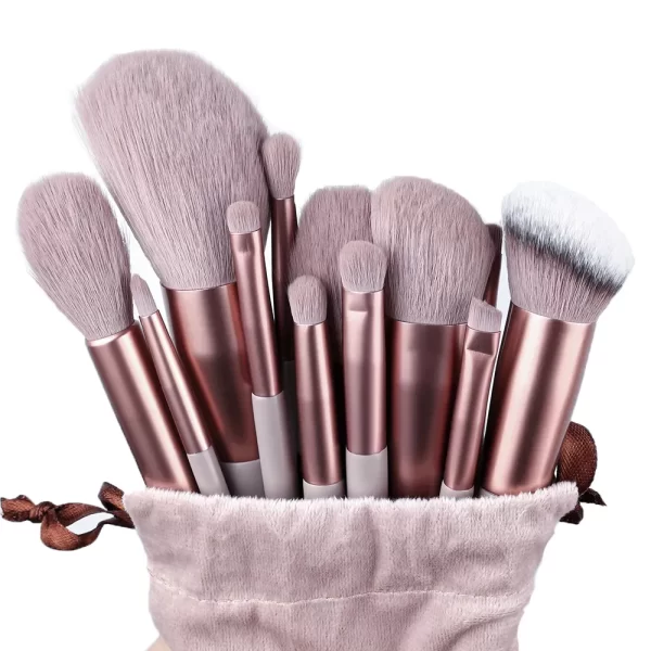 FLUFFY MAKEUP BRUSH SET
