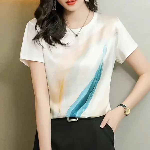 Crew Neck Casual Tops
