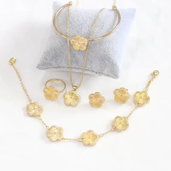 Necklace Earrings Ring Bracelet Set